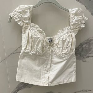 With Jean White Remi Top